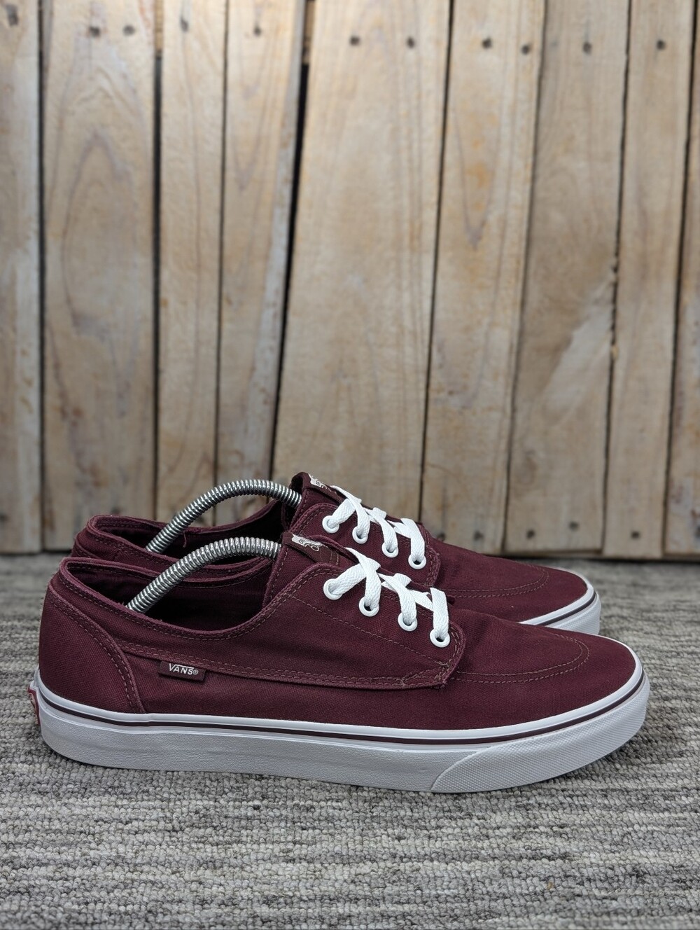 Vans Brigata Canvas - Maroon - Size 12 Men